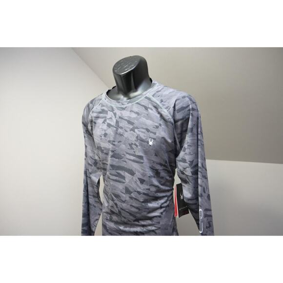 Spyder ProWeb Gym Shirt UV Rash Solar Protect Long Sleeve Hiking Mens Large NWT - Picture 1 of 12